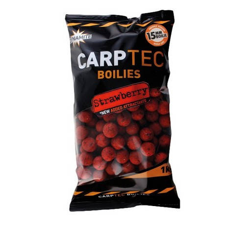 

Бойлы Dynamite Baits Carp-Tec Strawberry 15mm - 2kg