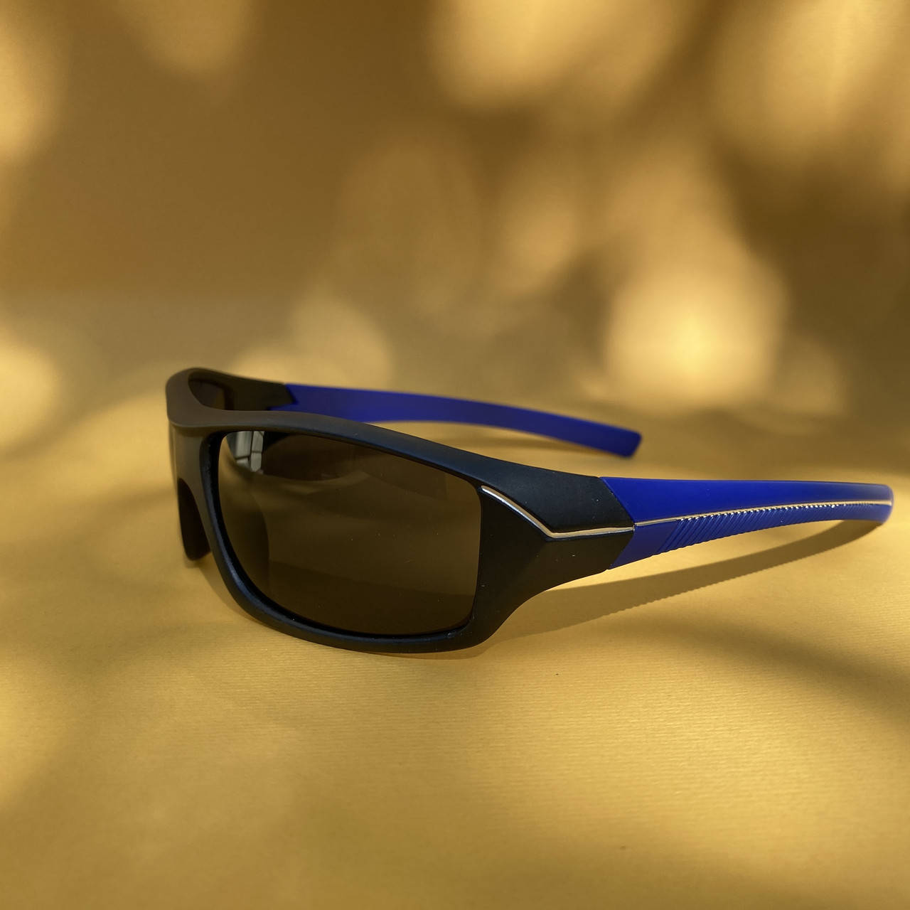 

Очки велосипедные BWA спортивные велоочки черные с синим