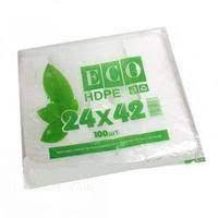 

Пакеты "Майка" 24*42 100шт. ЕКО, Прозрачный