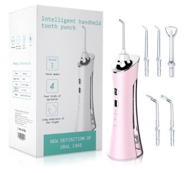 

Портативный Ирригатор ToothCleaner (pink, розовый) 150мл ! - ОРИГИНАЛ !