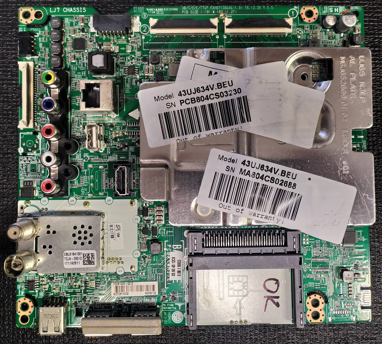 

Плата main LG EAX 67133404 (1.0)