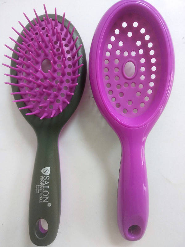 

Щетка для волос массажная продувная Salon Professional 8H061 Фиолетова, Фиолетовый