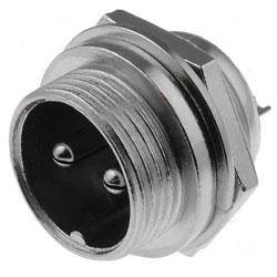 

Разъем GX16 MIC 332 M крепление на корпус 2pin