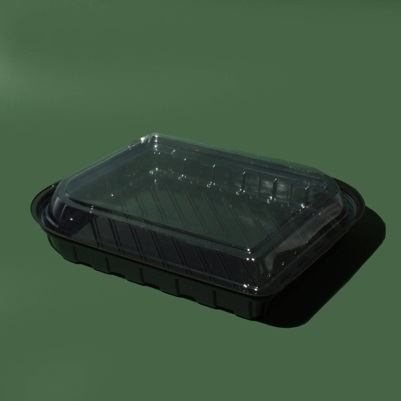 

Упаковка для доставки суши it-132 черная 211*181*38 мм (50шт\600шт), Черный