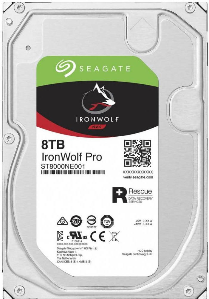 

Жесткий диск Seagate IronWolf Pro 8 TB (ST8000NE001)