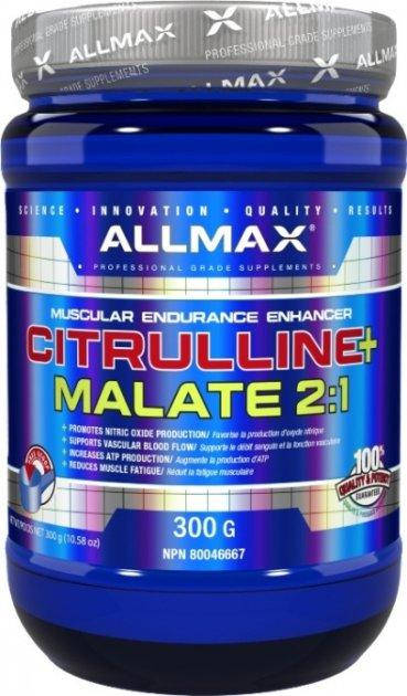 

Цитруллин Allmax Nutrition Citrulline Malate 300 g цитруллин малат Аллмакс без вкуса и добавок