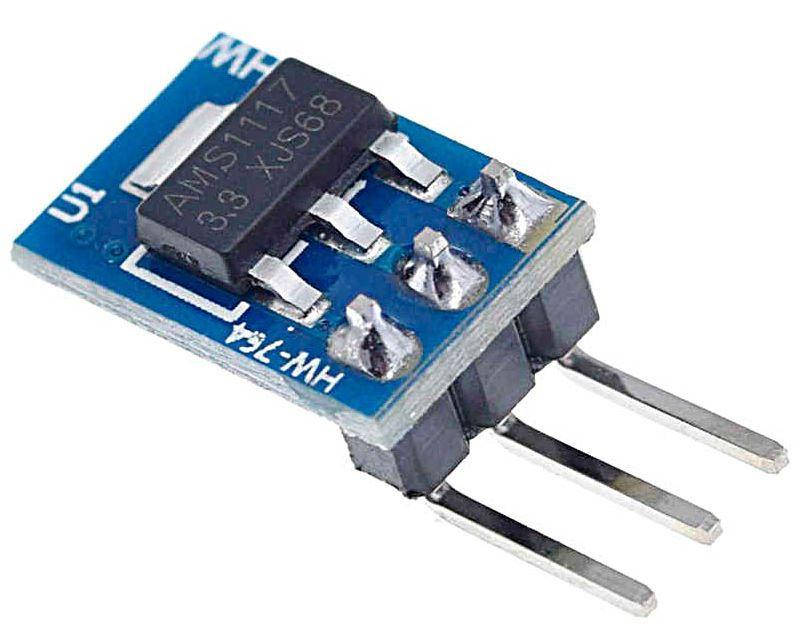 

Модуль AMS1117-5 mini 3pin. 14мм * 9 мм.
