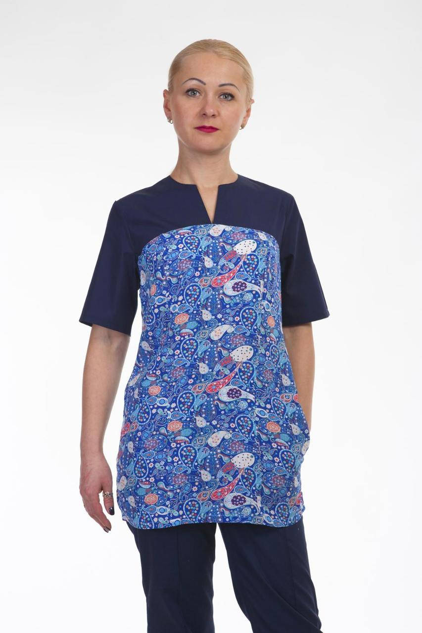 

Медицинский костюм с ярким принтом, Разные цвета