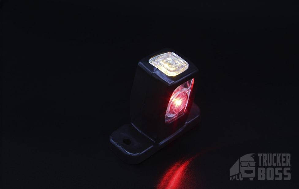 

Габарит заноса прицепа трехцветный Диодный 8.5см LED 24v FR