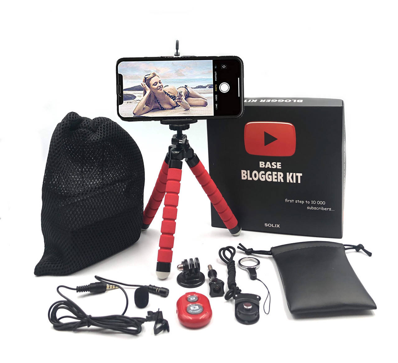 

Набор блогера 5 в 1 Base Blogger KIt Красный