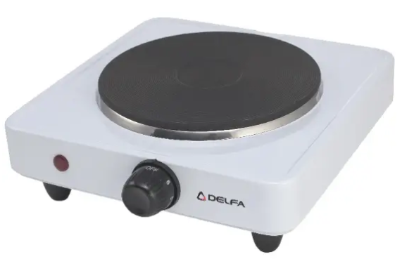 

Плита одна конфорка настольная 1000 W Delfa DH-7201, электроплита