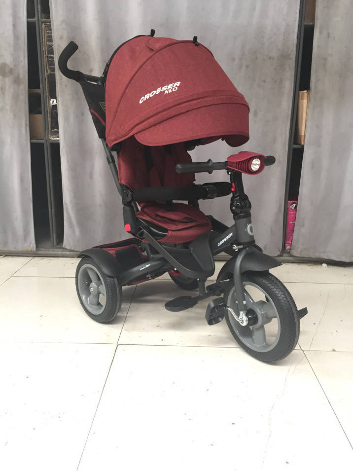 

CROSSER T-400 NEO ECO AIR терракотовый детский трехколесный велосипед