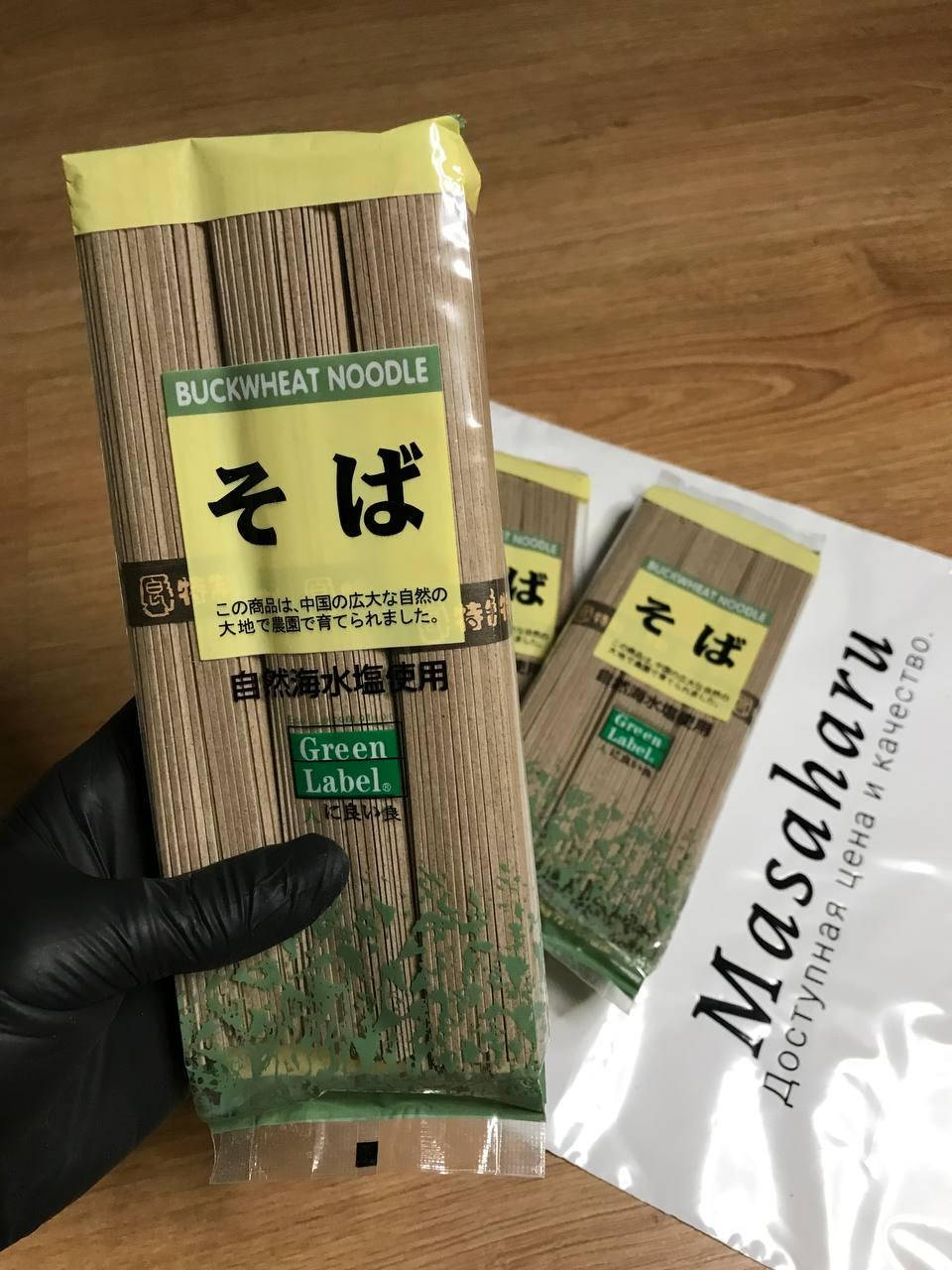 

Лапша гречневая Соба, Soba TM Green Label 300гр