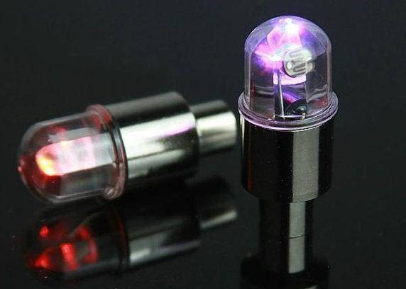 

LED мигалка на ниппель колеса +ДАТЧИК СВЕТА габарит колпачок вело