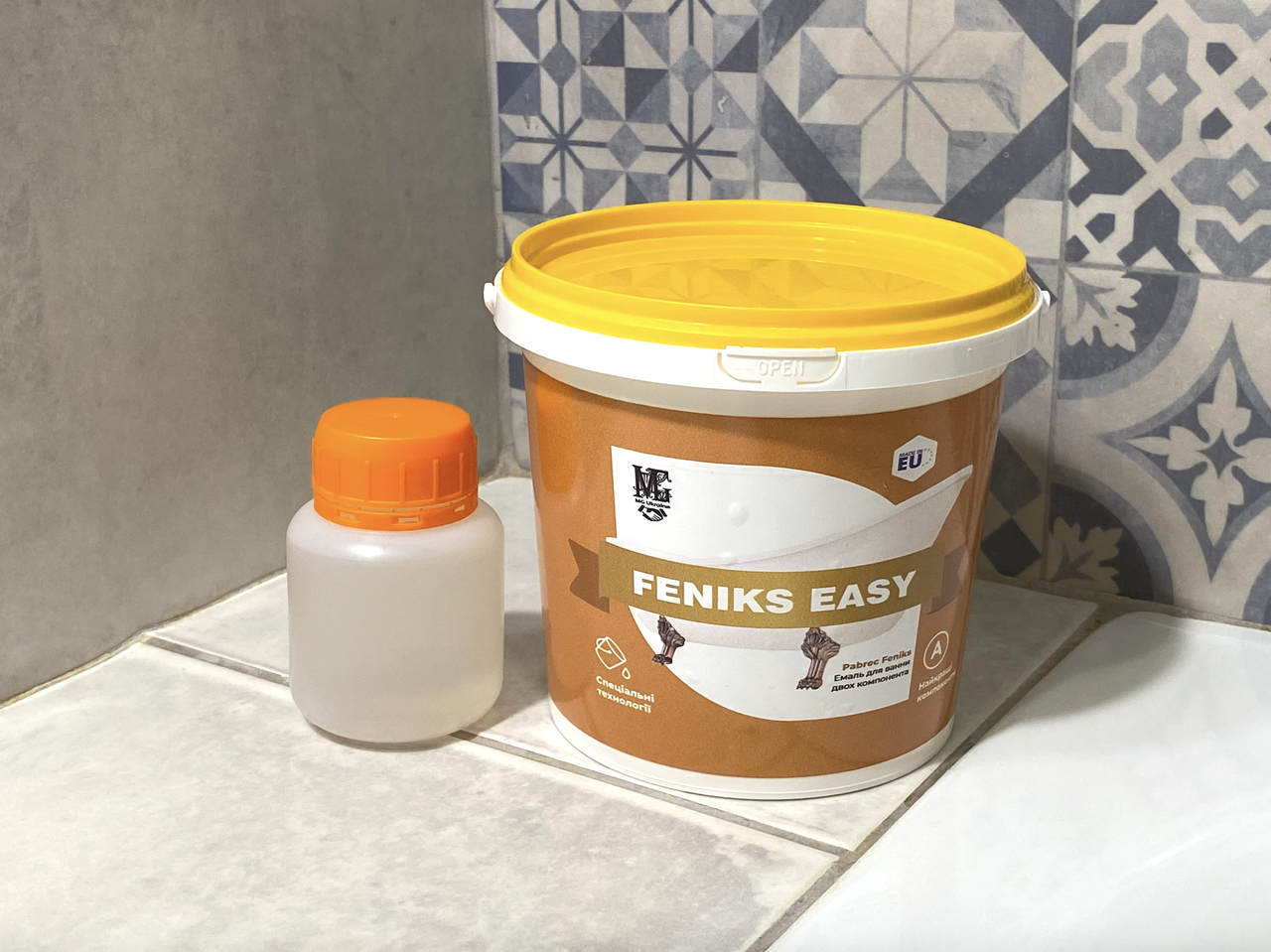 

Эмаль акриловая для реставрации ванн Fеniks Easy 800г Белая greenpharm