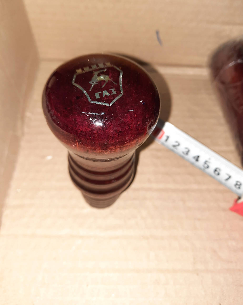 

Ручка на рычаг КПП деревянная