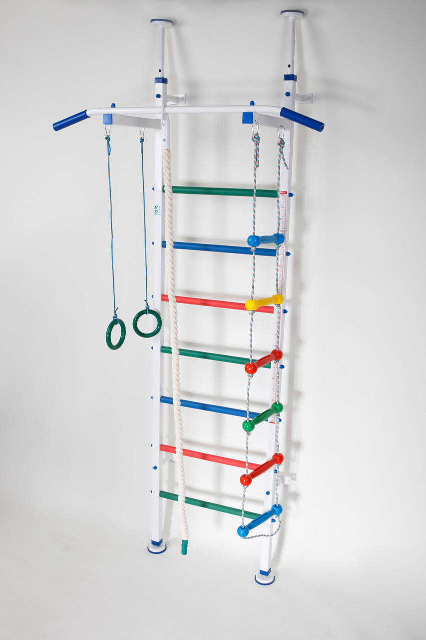 

Шведская стенка металлическая для детей с турником Киндер + подарок