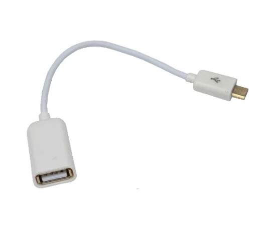 

Шнур OTG (гнездо USB А - штекер micro USB 5pin), 0,2 метра, Tcom