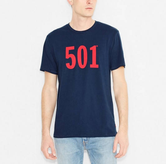 

Мужская футболка Levis 501 Tee - Dress Blues (L)
