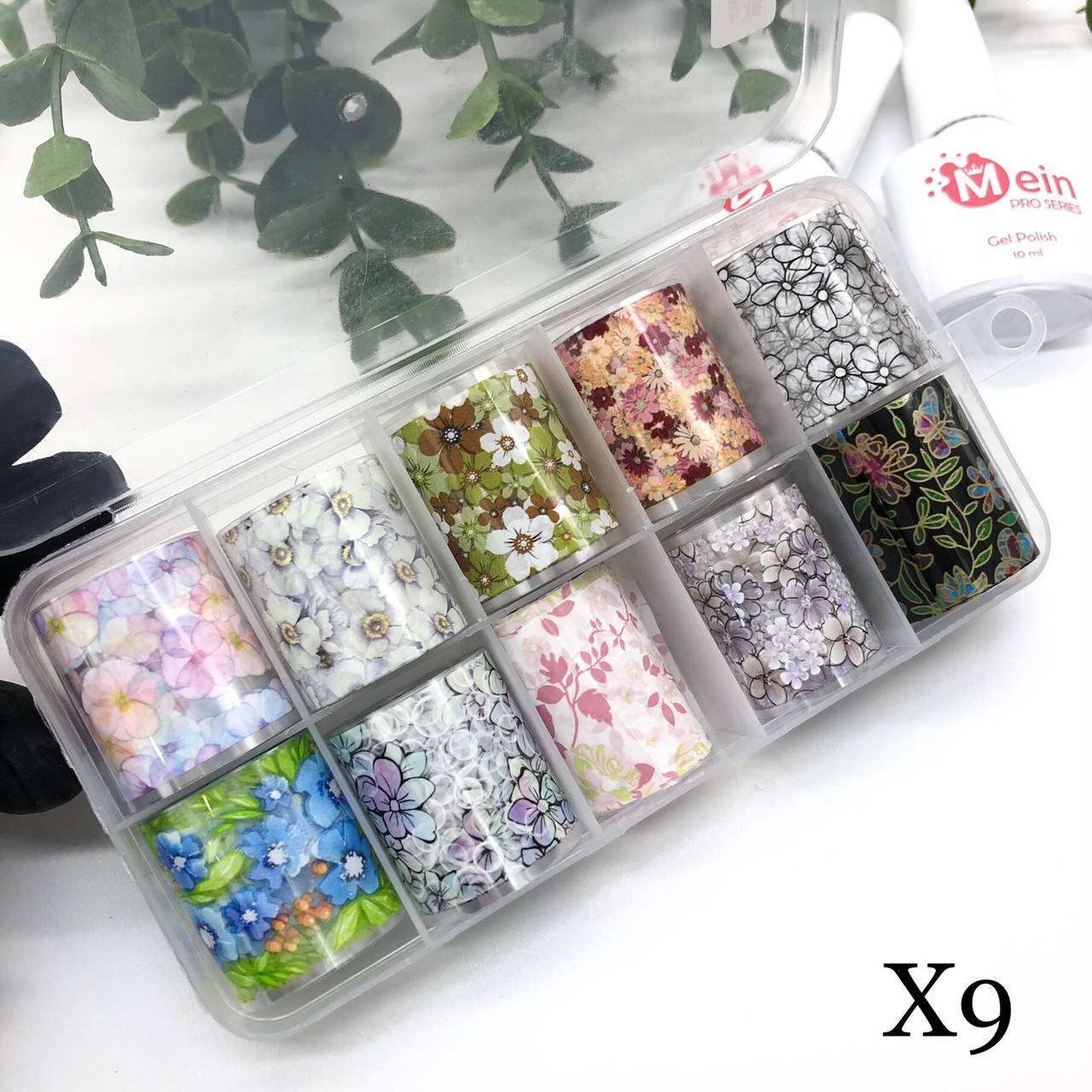 

Набор фольги №Х9, Разные цвета