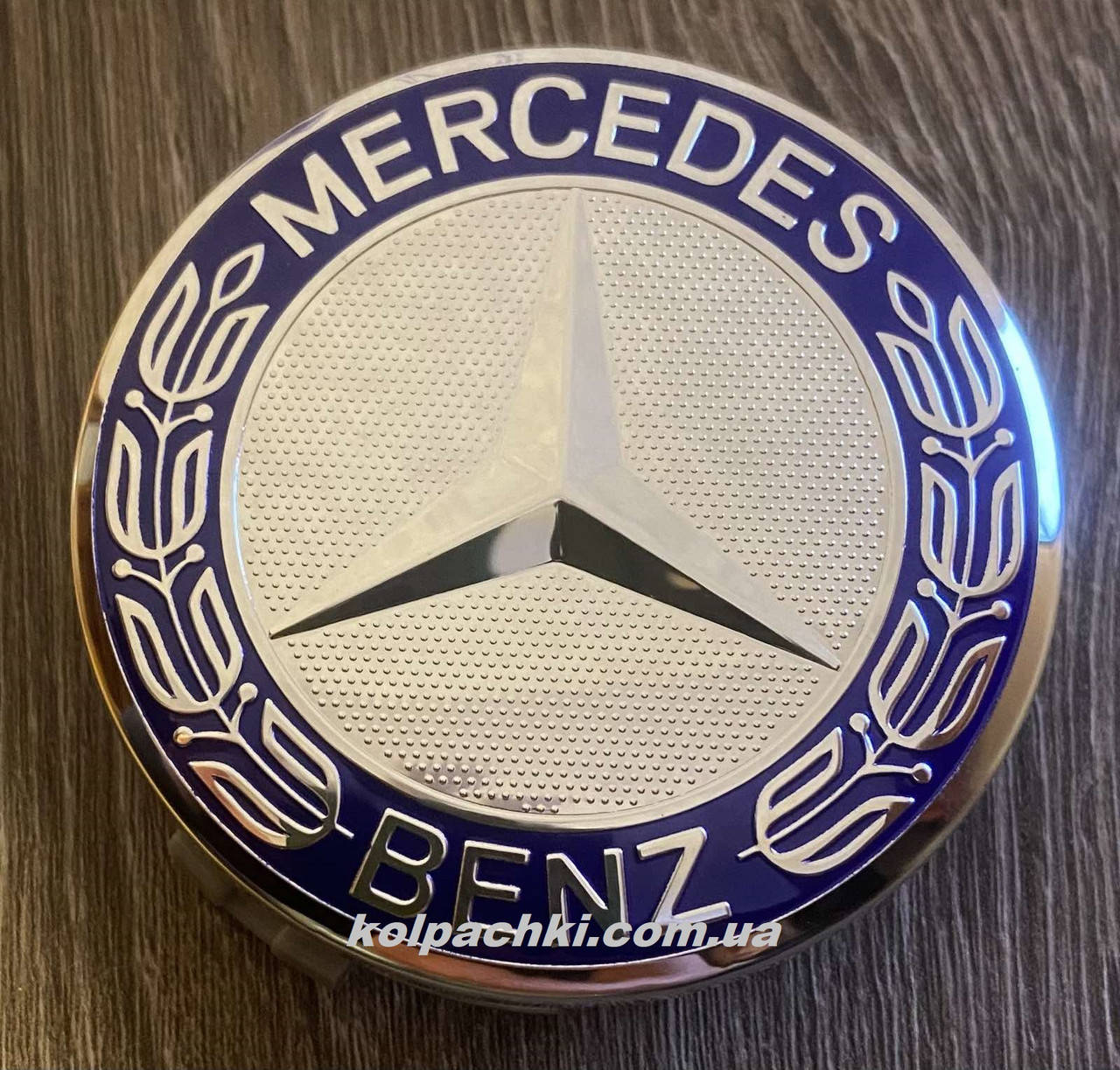 

Колпачок Колпачки на диски Mercedes A1704000025 75мм 70мм.(с кольцом) синий герб