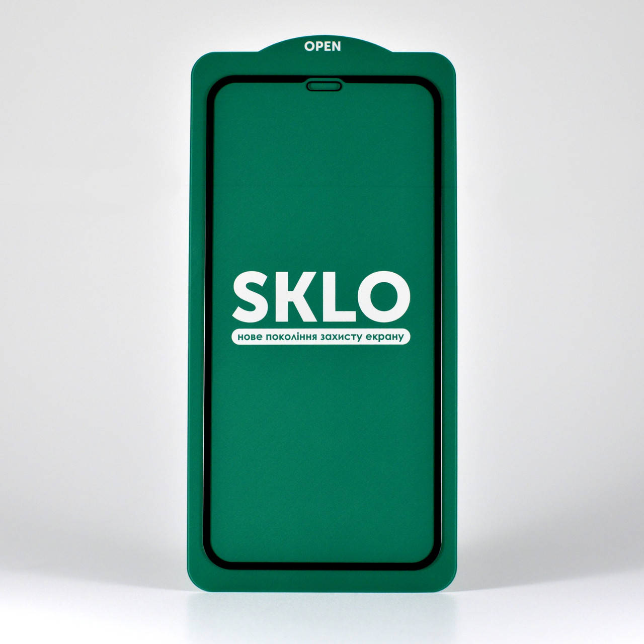 

Премиальное защитное стекло на Iphone 11 SKLO клеевой слой по всей поверхности, Черный