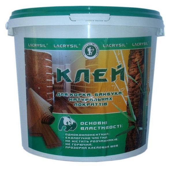 

Клей прозрачный LACRYSIL "ДЛЯ ПРОБКИ И БАМБУКА" контактный, 4.5 кг