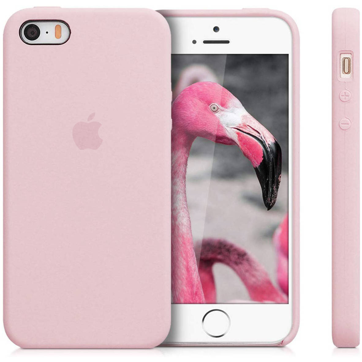 

Silicone Case Силиконовый Чехол (AA) для Apple iPhone 5/5S/SE (Розовый / Pink Sand)