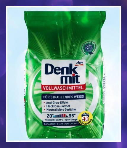 

Стиральный порошок для стирки белого белья Denkmit 2.7kg 40 стирок