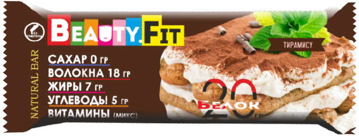 

Протеиновый батончик Beauty.Fit "Тирамису" (50 грамм)