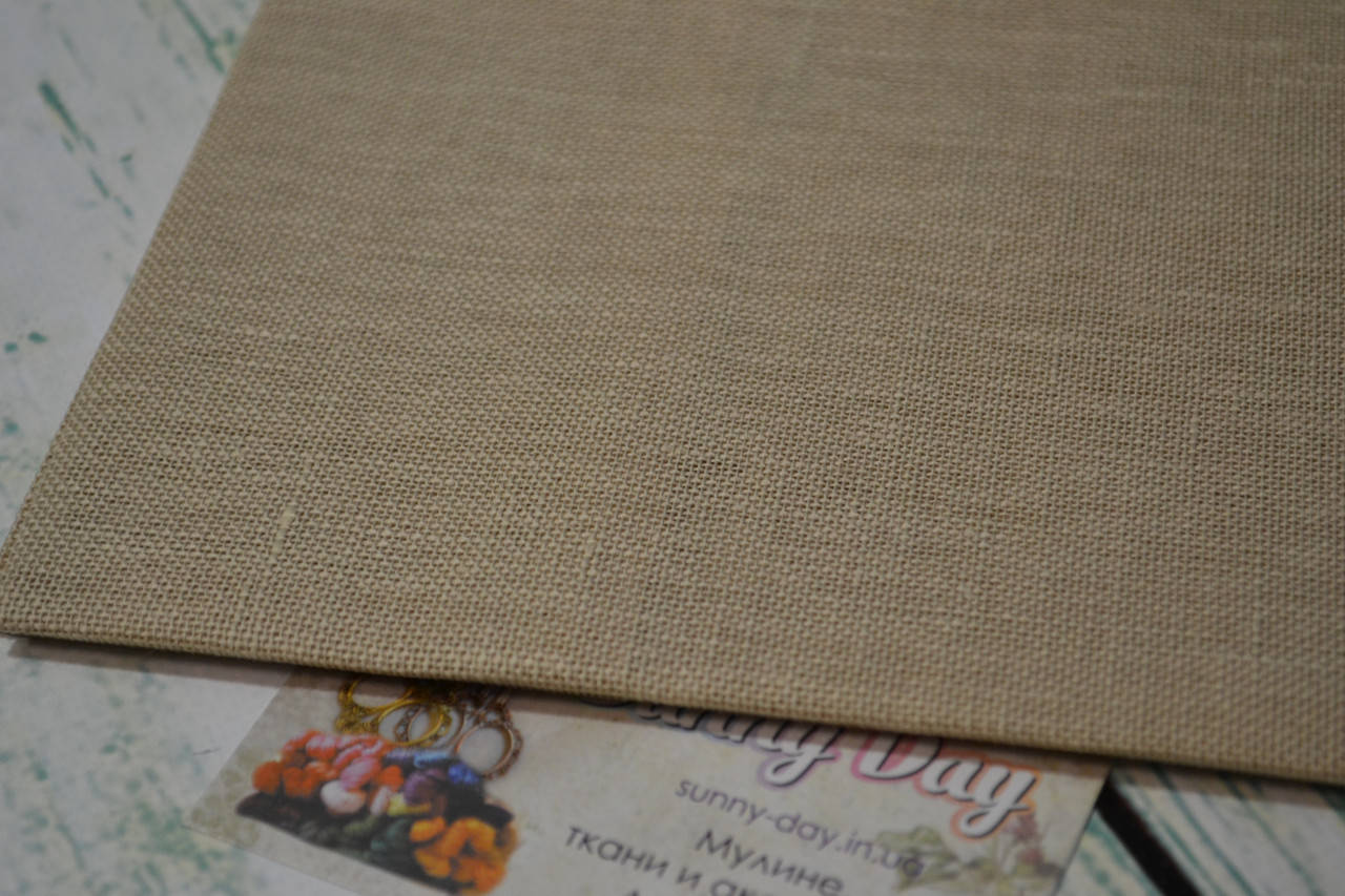 

Ткань равномерного плетения Permin 076/321 Beautiful Beige, 28 каунт 35х50см