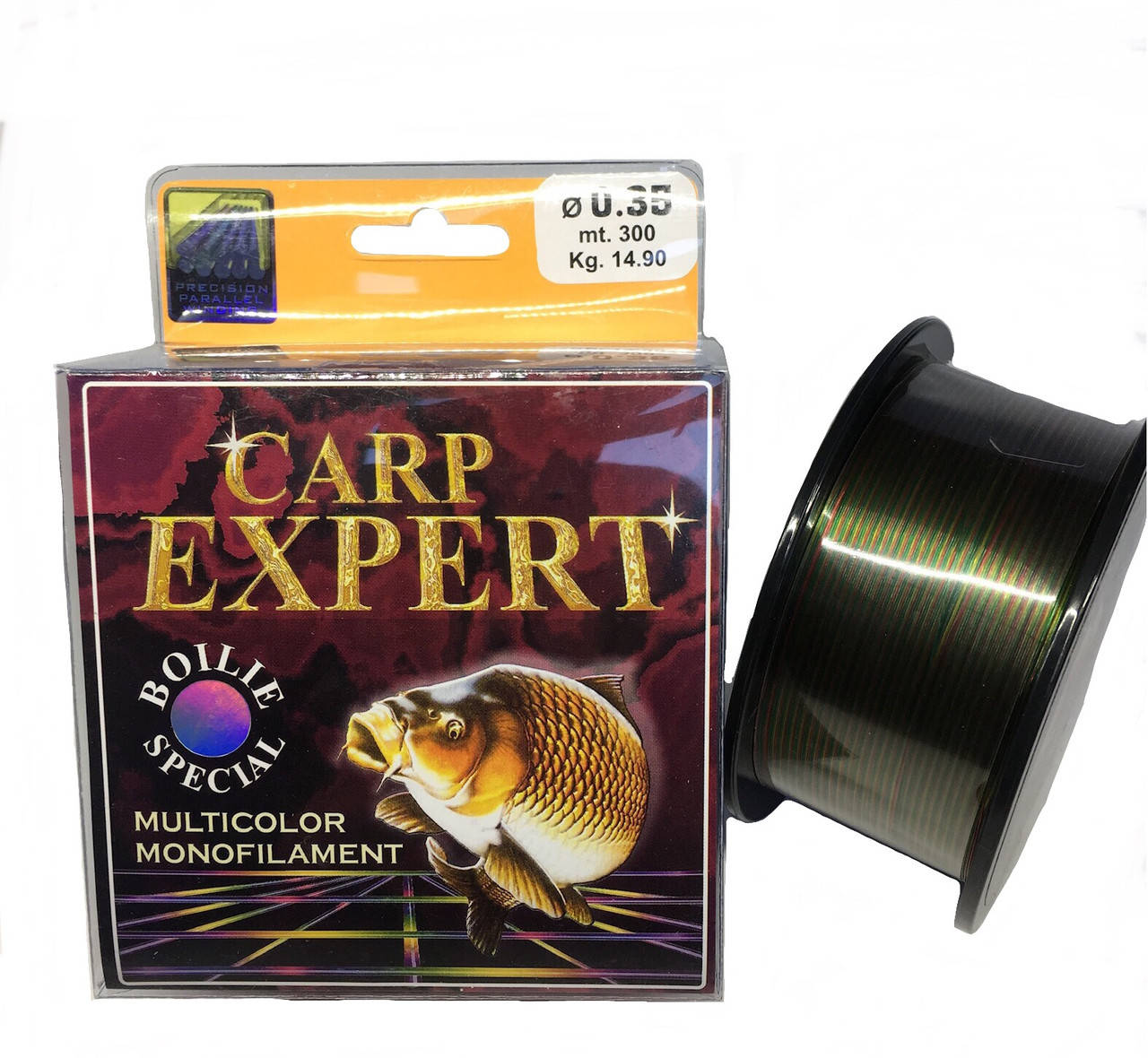 

Леска рыболовная Carp Expert Multicolor 300м 0.35, Разные цвета