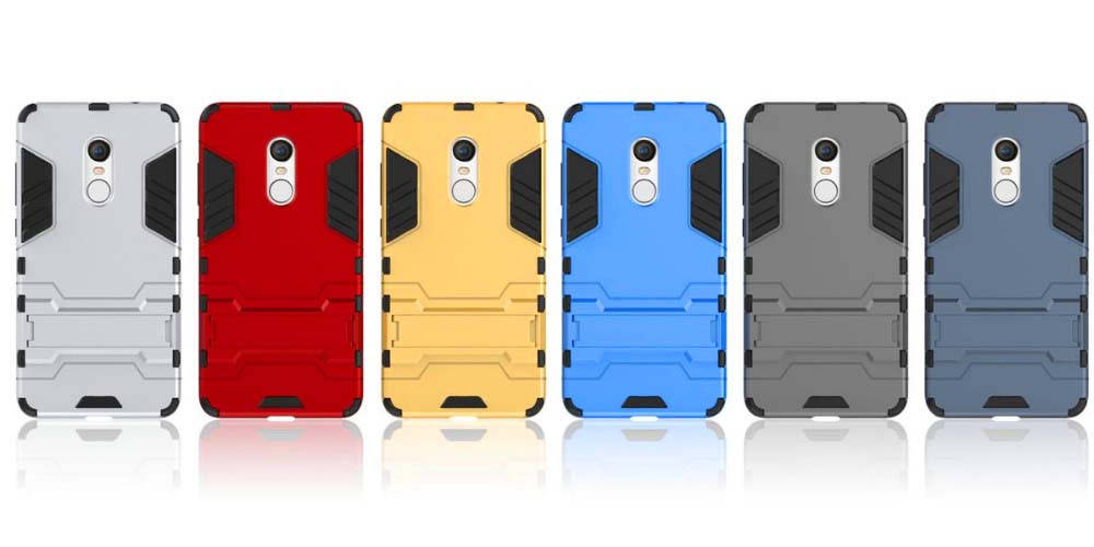 

PC + TPU чехол Metal armor для XIAOMI RedMi Note 4 (6 цветов), Разные цвета