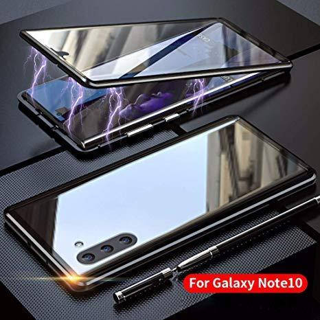 

Магнитный чехол Full Glass 360 (Magnetic case) для Samsung Galaxy Note 10, Черный