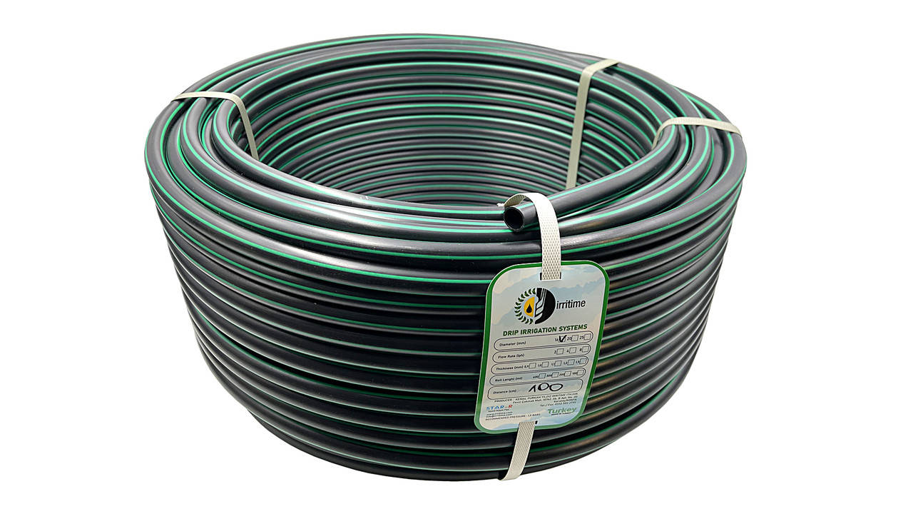 

Слепая многолетняя трубка для полива 16 мм, стенка 1,2 мм бухта 100м. irritime (Турция)