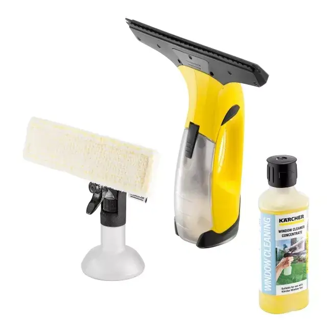 

Мойка для окон Karcher WV2 + жидкость Karcher 0,5 л. в подарок, Желтый