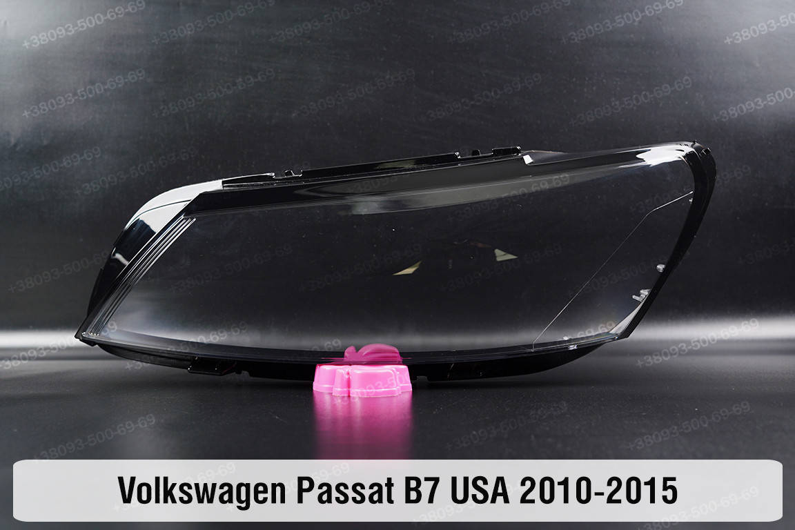 

Стекло фары VW Volkswagen Passat B7 USA Halogen (2010-2015) VII поколение левое