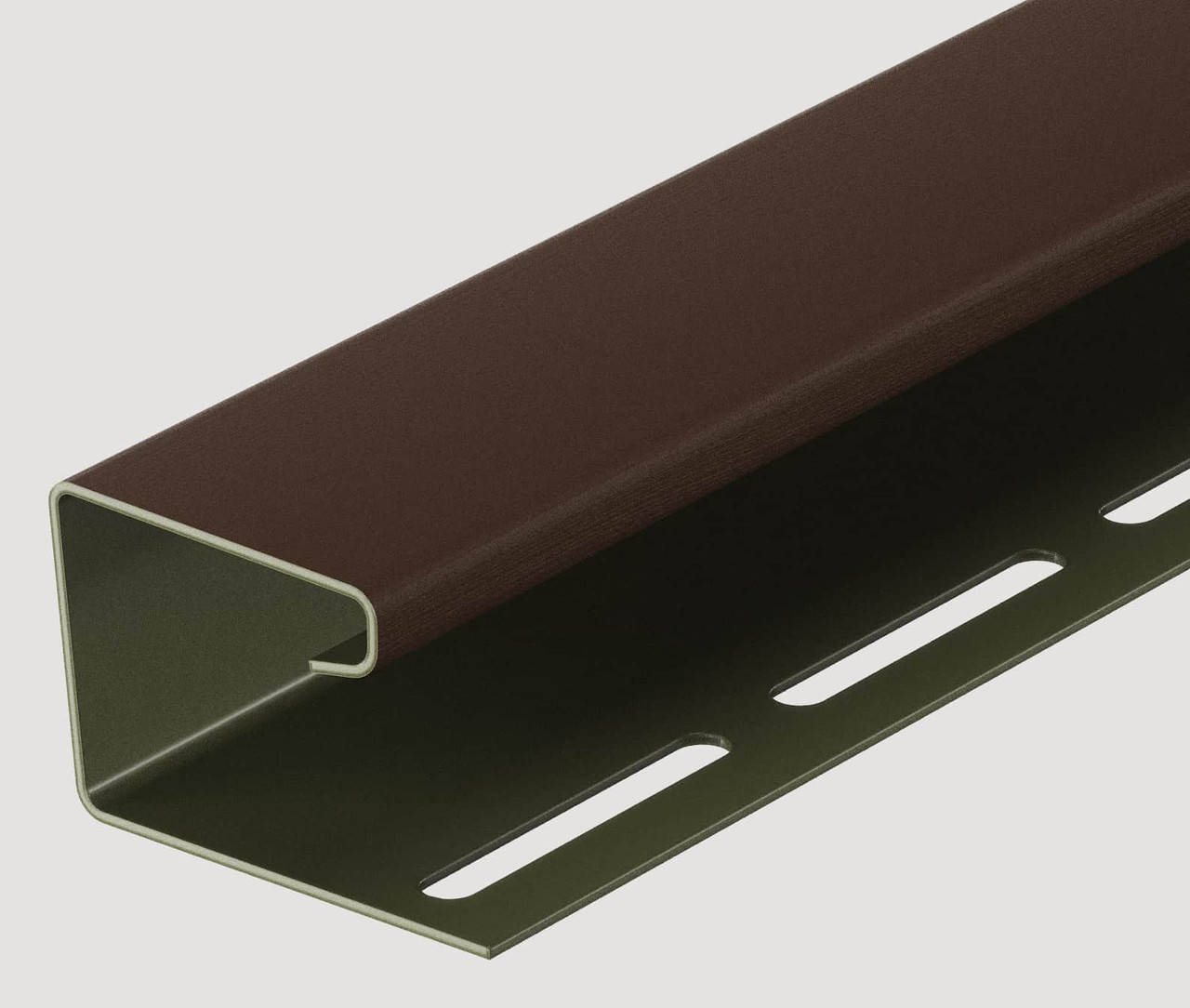 

J - профиль Коричневый, 3,0 м.п /1 шт, "Rainway" Украина.