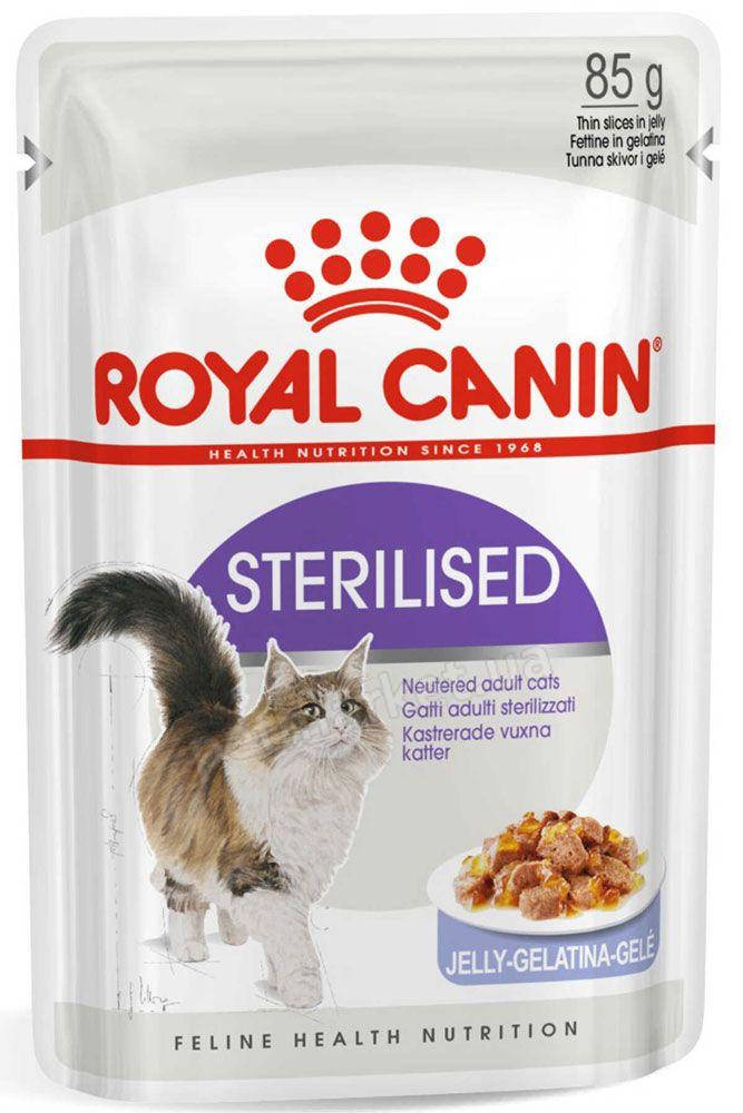 

Royal Canin Sterilised Jelly Стерелайзд в желе 0,085 к