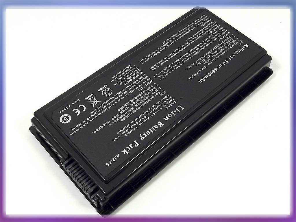 

Батарея A32-F5 для ASUS Pro55G, Pro55GL, Pro55SL, Pro55SR, Pro50VL, Pro55S (11.1V 4400mAh).