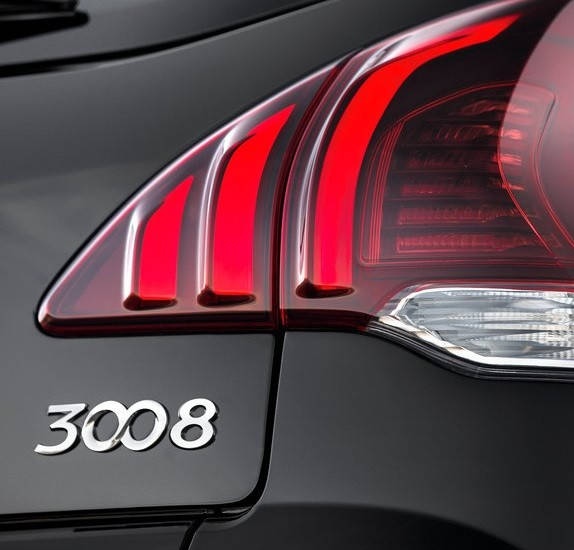 

Эмблема надпись багажника Peugeot 3008