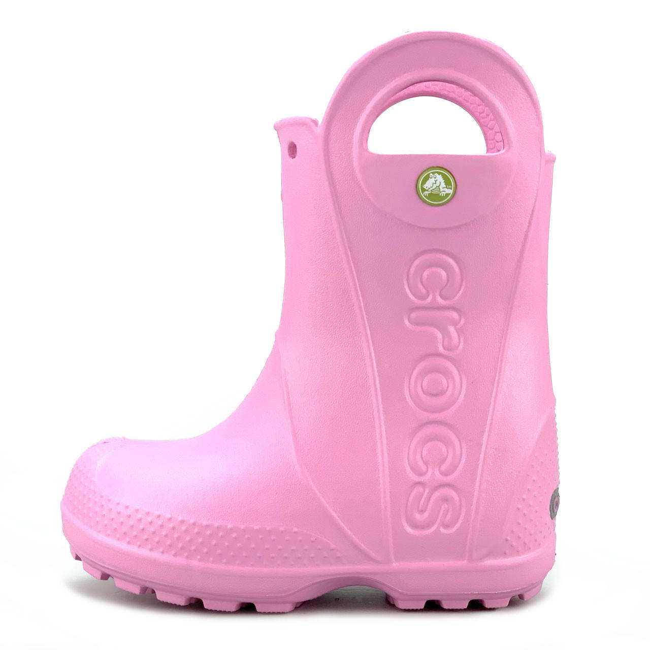 

Резиновые сапоги девочке Crocs р 30, Розовый
