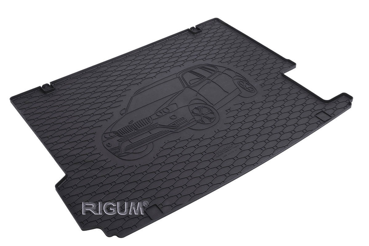 

Коврик в багажник BMW X3 F25 2011- (БМВ Х3 Ф25) Резиновый Черный Чехия RIGUM