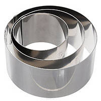 

Кольца набор без дна d=8 см., 10см, 12см, h=8см., Стальной