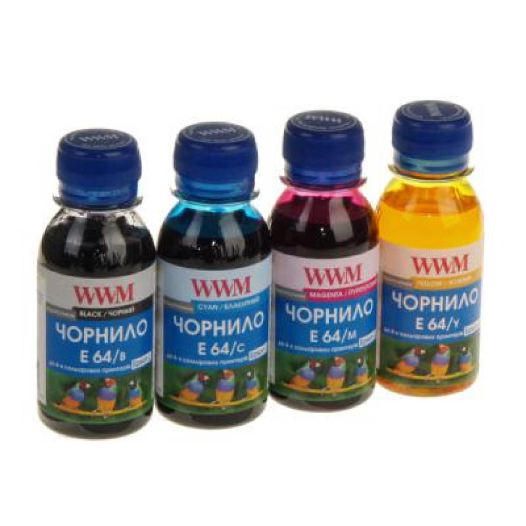 

Чернила WWM EPSON L110/L210/L355 B/C/M/Y (E64SET4-2)