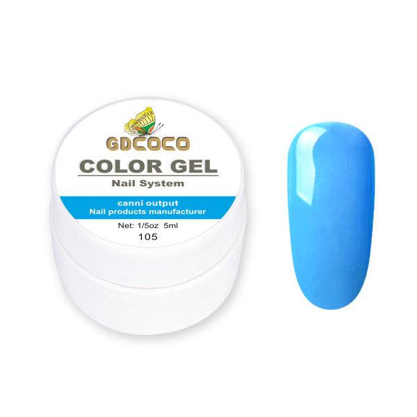 

Гель-краска GD Сосо Color Gel 105 голубой 5 ml