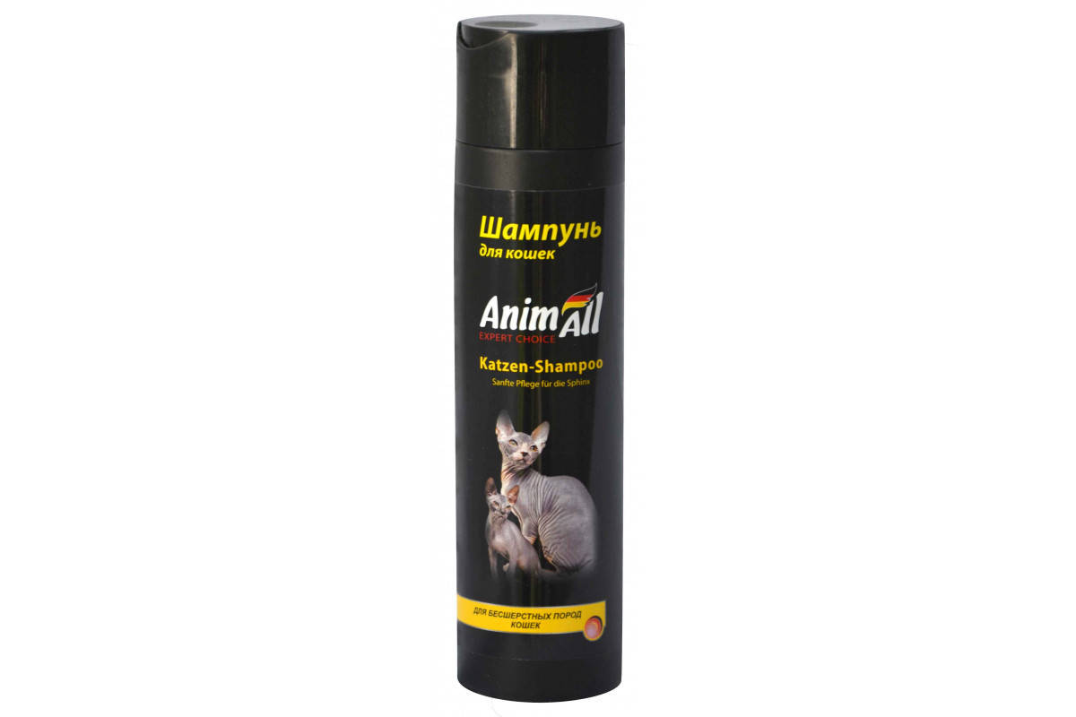 

Шампунь AnimAll Katzen Shampoo для бесшерстных пород котов 250мл