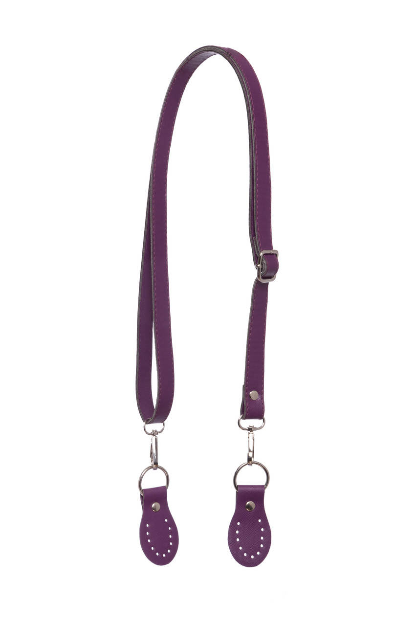 

НЕЛІКВІД Ручка для сумки екошкіра Лілова, 68-128 см з пришивними шлевкамі