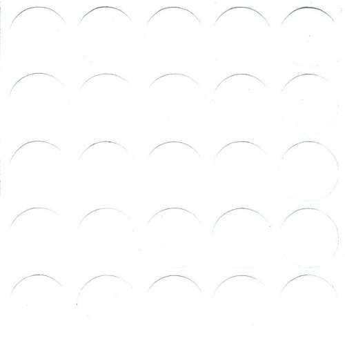 

Заглушка самоклеющаяся на конфирмат Folmag 320 белый гладкий