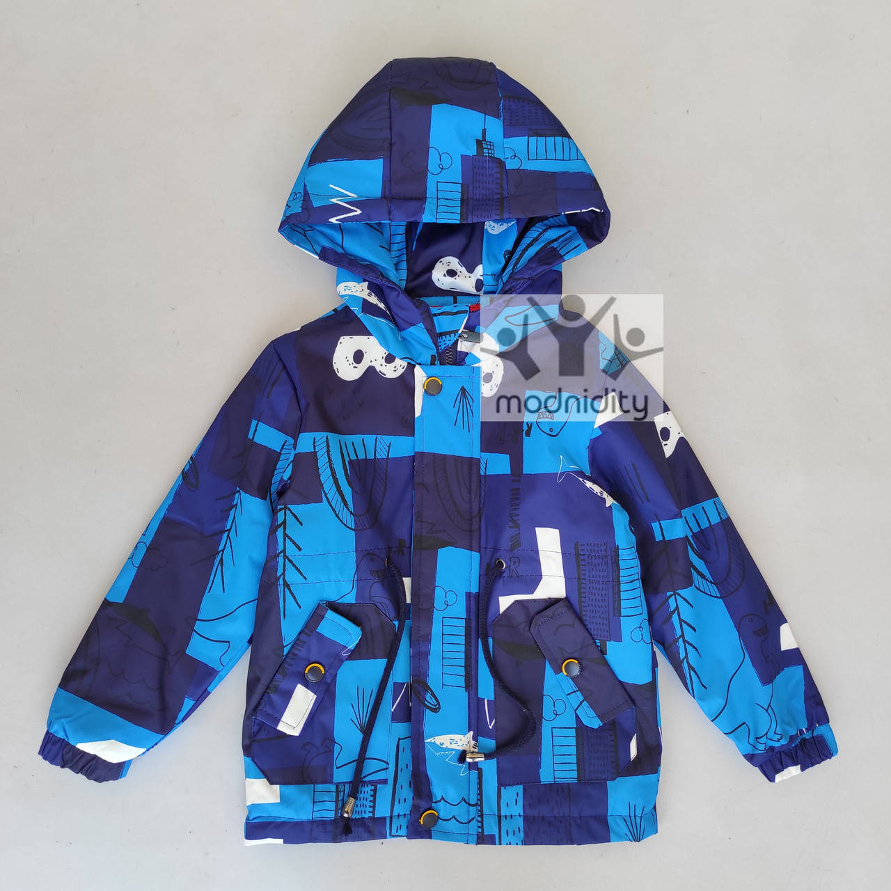 

Детская демисезонная термокуртка парка весенняя для мальчика 2 3 4 года 5 6 лет "Немо" на флисе с капюшоном, Разные цвета